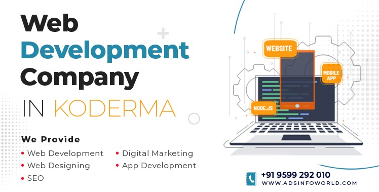 Professionally Web Designing and Development Company in Koderma, Jharkhand